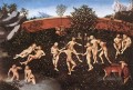Das Goldenes Zeitalter Lucas Cranach der Ältere Nacktheit